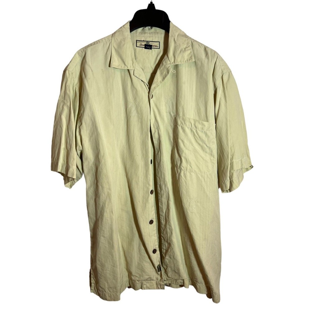 Tommy Bahama Men's Size Small Shirt Hawaiian 100% Silk Relax Fit